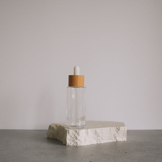 Clear Glass Dropper Bottle 50ml